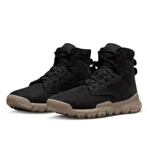 Nike SFB 6" NSW Black Light Taupe Leather Boots 862507-002 Men's US Size 7.5 New